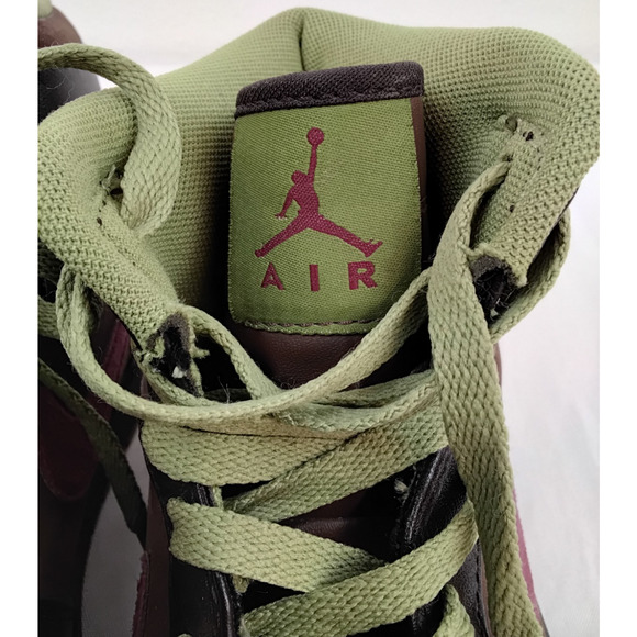 Nike Air Jordan 1 Retro High Top Green/Brown Men\'s 9 2010 #Z5038 main image 8